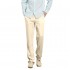 Men's casual beach pants elastic lightweight linen summer pants