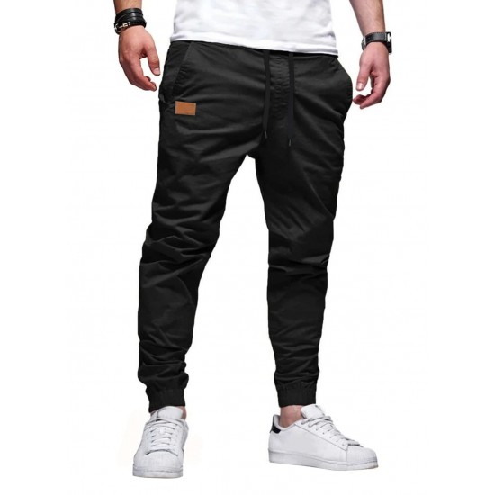 Men's casual jogger cotton drawstring twill work hiking cargo athletic pants Men's casual jogger cotton drawstring twill work hiking cargo athletic pants