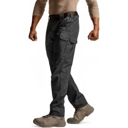 Men's tactical pants waterproof ripstop work hiking lightweight outdoor EDC pants