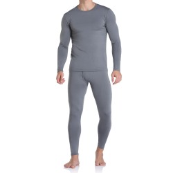 Thermal base layer with fleece lining cold weather top