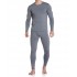 Thermal base layer with fleece lining cold weather top