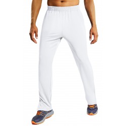 Men's athletic pants with pockets training track joggers soccer warm-up ankle-zip pants