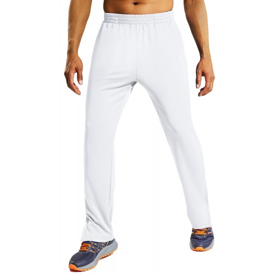 Men's athletic pants with pockets training track joggers soccer warm-up ankle-zip pants Men's athletic pants with pockets training track joggers soccer warm-up ankle-zip pants
