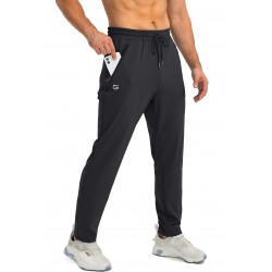 Men's athletic tapered joggers for exercise running