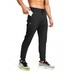 Men's athletic pants with zip pockets for soccer/running/training