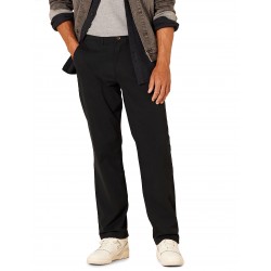 Classic slim casual stretch twill pants