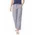 Linen-blend drawstring loose wide-leg pants (plus sizes available)