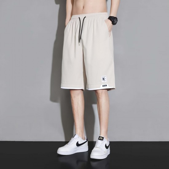 Ice silk shorts men's summer 2025 new quick-dry workwear 5-inch loose casual sport mid-length pants Ice silk shorts men's summer 2025 new quick-dry workwear 5-inch loose casual sport mid-length pants