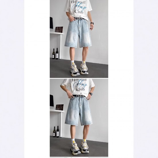 Summer new American shorts men's trendy thin design niche loose oversized sport casual 5-inch Summer new American shorts men's trendy thin design niche loose oversized sport casual 5-inch