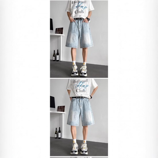 Summer new American shorts men's trendy thin design niche loose oversized sport casual 5-inch Summer new American shorts men's trendy thin design niche loose oversized sport casual 5-inch