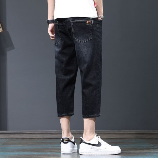Jeans men's 2025 new spring/fall teen slim skinny stretch straight-leg 7-inch pants Jeans men's 2025 new spring/fall teen slim skinny stretch straight-leg 7-inch pants