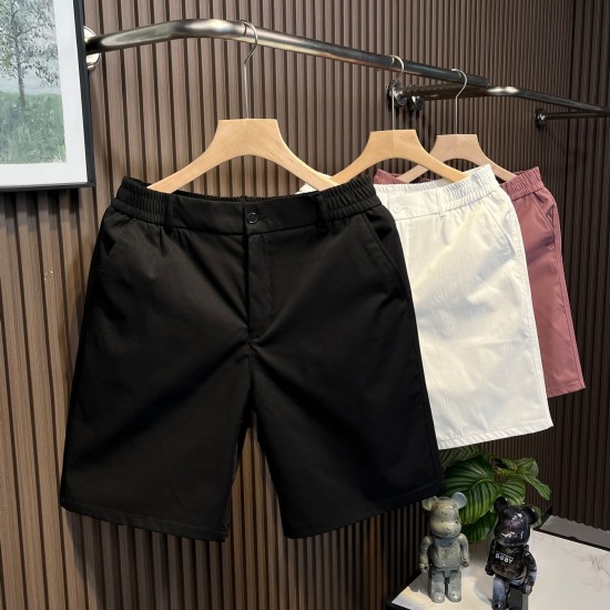 High-end minimalist casual shorts men's trendy luxury 5-inch summer 2025 new slim-fit High-end minimalist casual shorts men's trendy luxury 5-inch summer 2025 new slim-fit