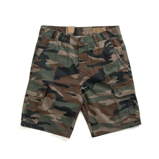 Summer multi-pocket workwear shorts men's street outdoor functional quick-dry straight-leg loose 5-inch Summer multi-pocket workwear shorts men's street outdoor functional quick-dry straight-leg loose 5-inch