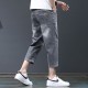 Jeans men's 2025 new spring/fall teen slim skinny stretch straight-leg 7-inch pants Jeans men's 2025 new spring/fall teen slim skinny stretch straight-leg 7-inch pants