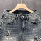 Summer American casual痞帅retro graffiti denim shorts loose trendy 5-inch pants Summer American casual痞帅retro graffiti denim shorts loose trendy 5-inch pants