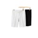 Casual 4/5-inch shorts men's drape summer thin ice silk dress shorts loose straight-leg white Casual 4/5-inch shorts men's drape summer thin ice silk dress shorts loose straight-leg white