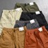 2025 new outdoor functional nylon multi-pocket workwear shorts unisex loose straight-leg casual 5-inch