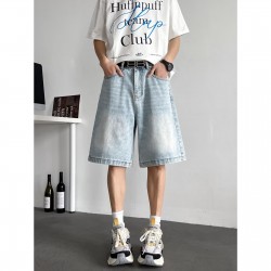 Summer new American shorts men's trendy thin design niche loose oversized sport casual 5-inch