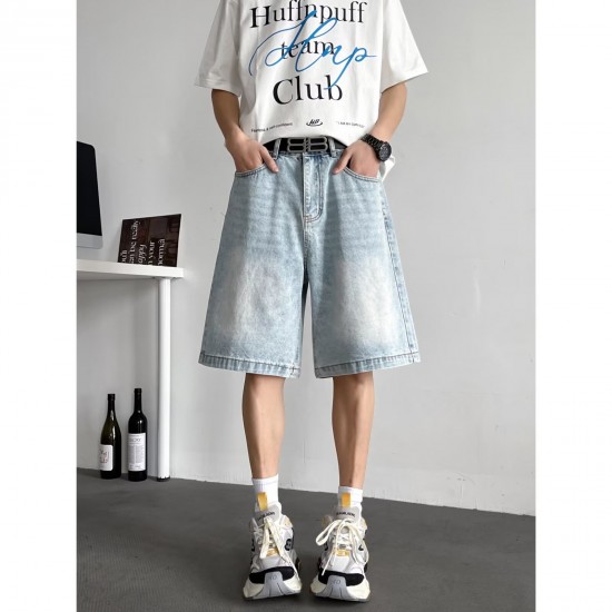 Summer new American shorts men's trendy thin design niche loose oversized sport casual 5-inch Summer new American shorts men's trendy thin design niche loose oversized sport casual 5-inch