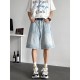Summer new American shorts men's trendy thin design niche loose oversized sport casual 5-inch Summer new American shorts men's trendy thin design niche loose oversized sport casual 5-inch