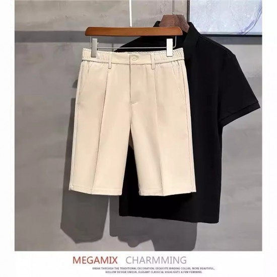 Japanese summer thin shorts men's trendy ins slim fashion casual dress 5-inch Japanese summer thin shorts men's trendy ins slim fashion casual dress 5-inch