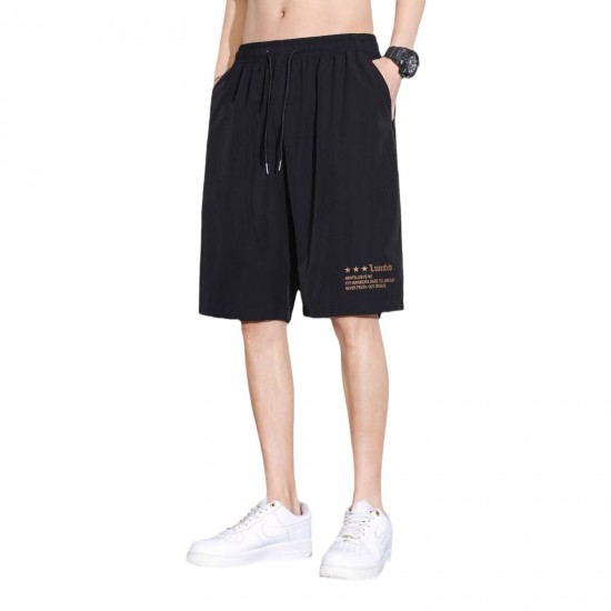 Ice silk shorts men's summer 2025 new quick-dry workwear 5-inch loose casual sport mid-length pants Ice silk shorts men's summer 2025 new quick-dry workwear 5-inch loose casual sport mid-length pants