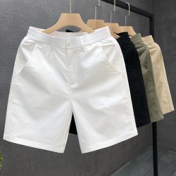 Shorts men's summer 5-inch dress pants Korean street thin casual beach mid-length trendy
