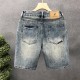 Summer American casual痞帅retro graffiti denim shorts loose trendy 5-inch pants Summer American casual痞帅retro graffiti denim shorts loose trendy 5-inch pants