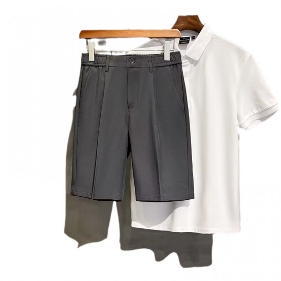 Japanese summer thin shorts men's trendy ins slim fashion casual dress 5-inch Japanese summer thin shorts men's trendy ins slim fashion casual dress 5-inch