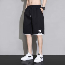 Ice silk shorts men's summer 2025 new quick-dry workwear 5-inch loose casual sport mid-length pants