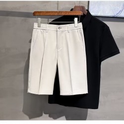 Japanese summer thin shorts men's trendy ins slim fashion casual dress 5-inch